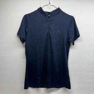 New Montar Kali embossed logo navy Riding Shirt size L